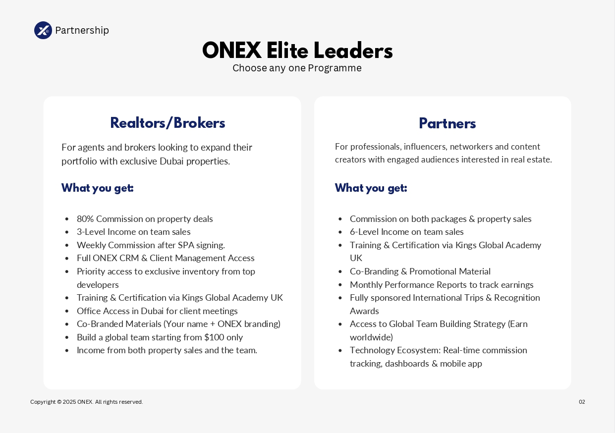 OneX Partnership